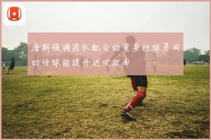 唐斯强调团队配合的重要性球员间的传球能提升进攻效率